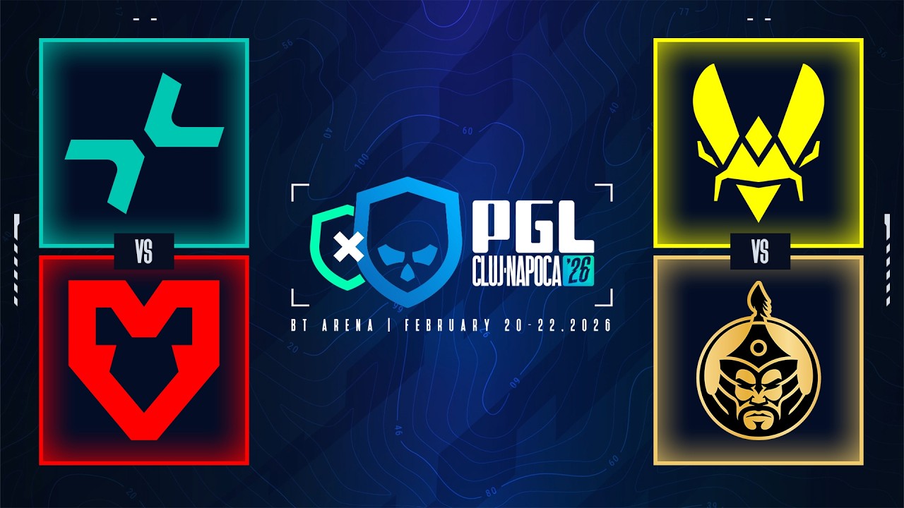 PGL Cluj-Napoca 2026 - POLUFINALE - MOUZ vs PARIVISION | Vitality vs The MongolZ