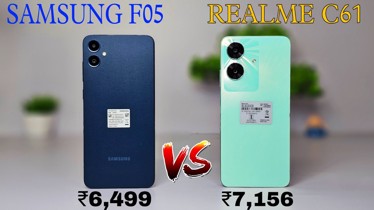 Samsung Galaxy F05 VS Realme C61 - Ultimate Unboxing & Comparison!