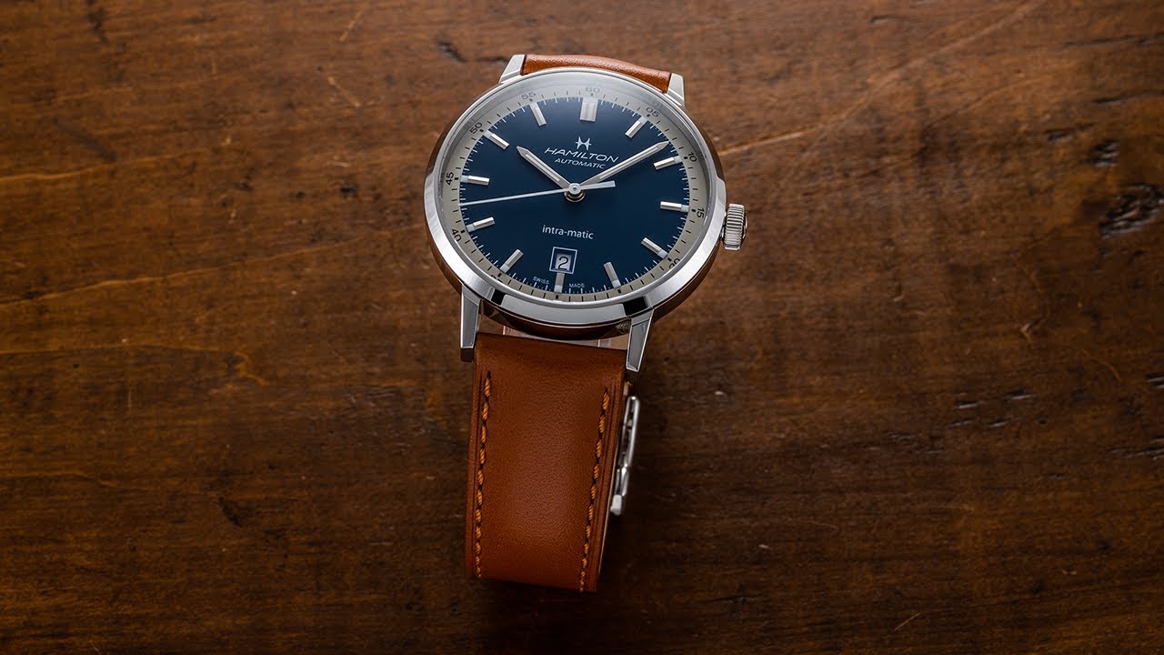 A Casual & Retro Inspired Watch From Hamilton - Intra-Matic Auto 40mm Blue