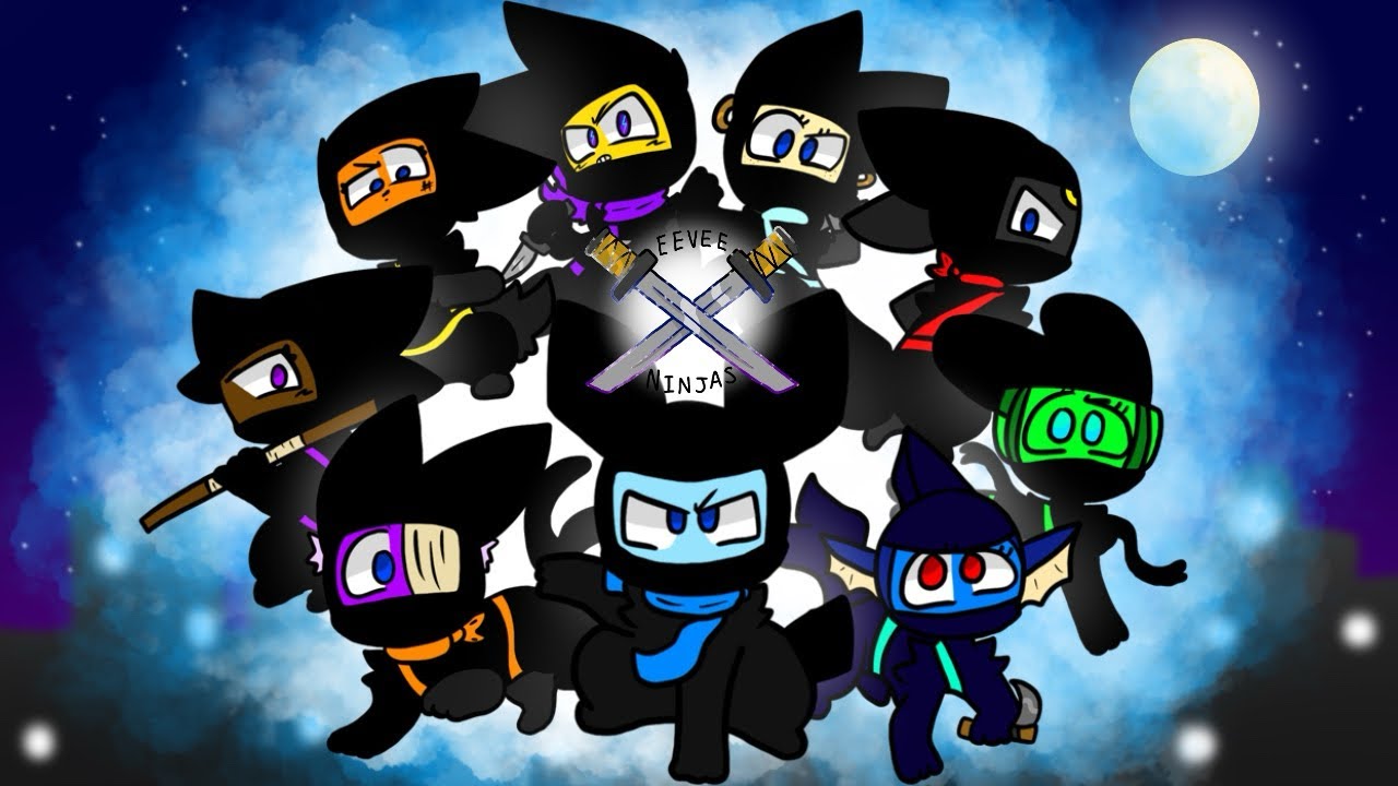 🌙 The Ninja Eevees - My Fan Made Characters 🌙