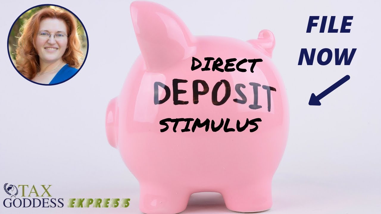 File Now to Get Your Stimulus Payment with Direct Deposit! 💸💸💸