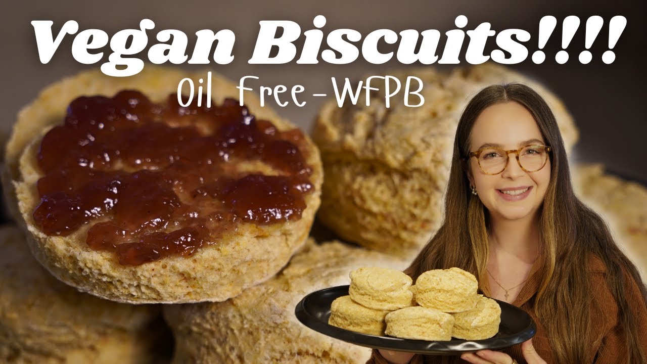 😲Easy Vegan Biscuits | No Oil or Butter, WFPB!!!