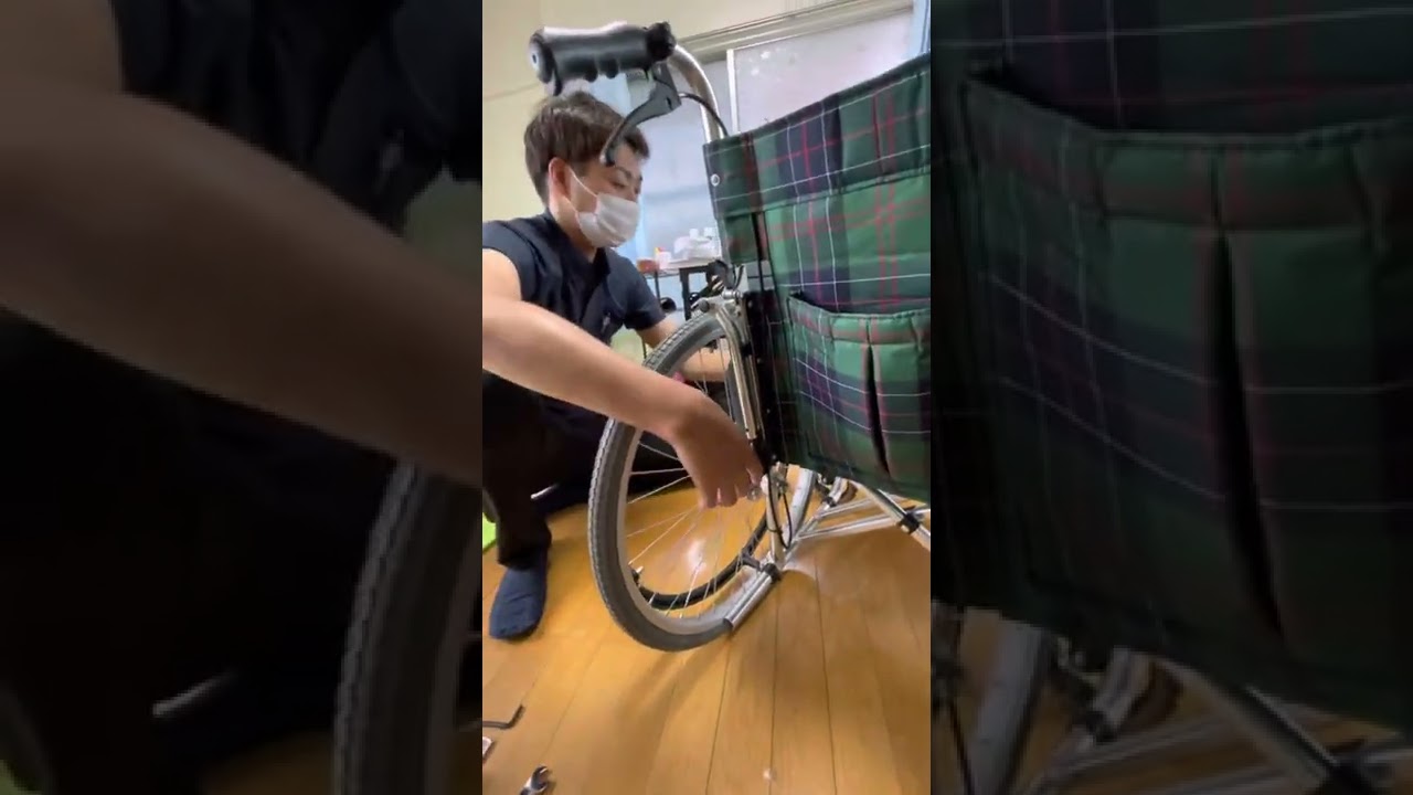 車椅子のメンテナンス