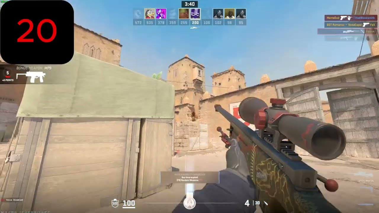 Jonesing101 AWP No scope Challenge! #counterstrike #gaming #challenge