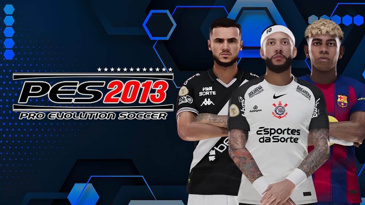PATCH PES 2013 PC FRACO COM BRASILEIR&Atilde;O S&Eacute;RIE A&B ATUALIZADO | FACES REAIS | KITS E PLACARES REAIS
