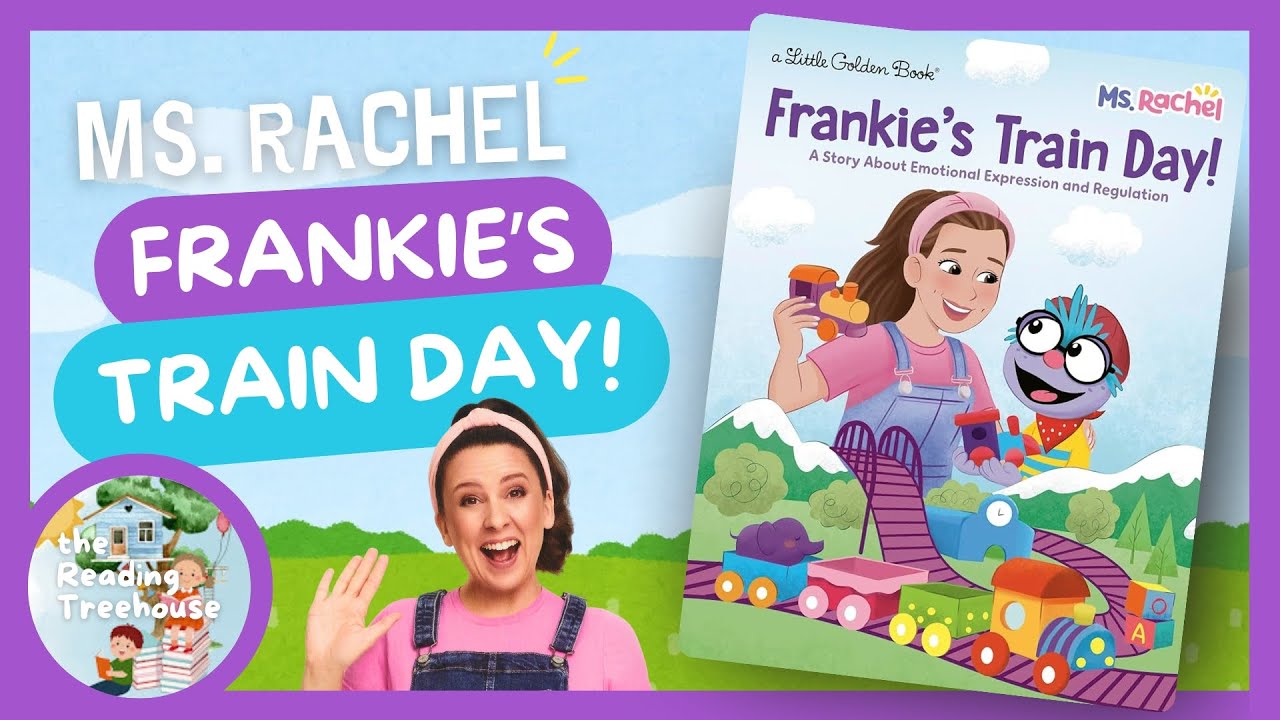 Frankie’s Train Day 🚂 | Ms. Rachel Book Read Aloud About Big Feelings, Emotions & Calming Tools 💛
