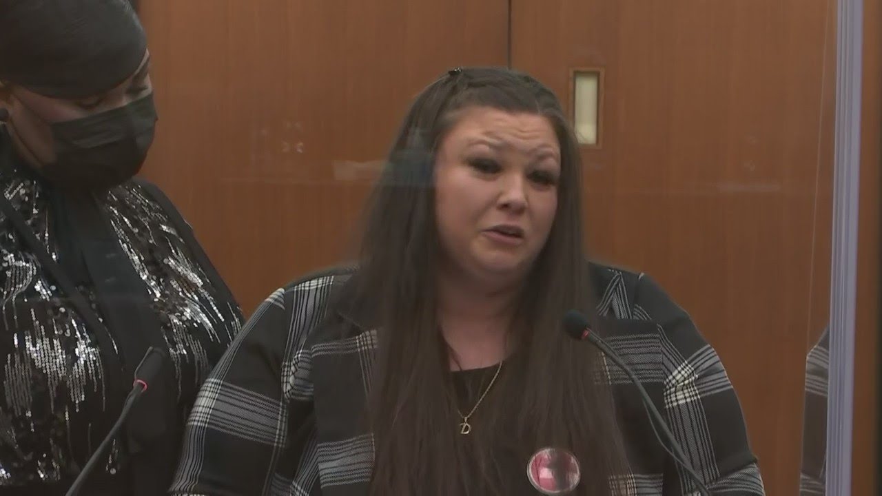 Katie Wright gives victim impact statement during sentencing of Kim Potter