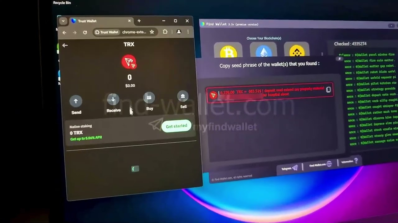 How to withdraw found wallets ( step by step )