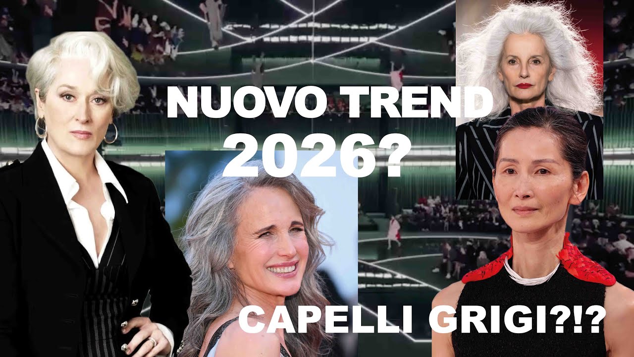 I capelli grigi sono il nuovo trend dell'anno? #trend #ildiavolovesteprada2 #fashion #grayhair