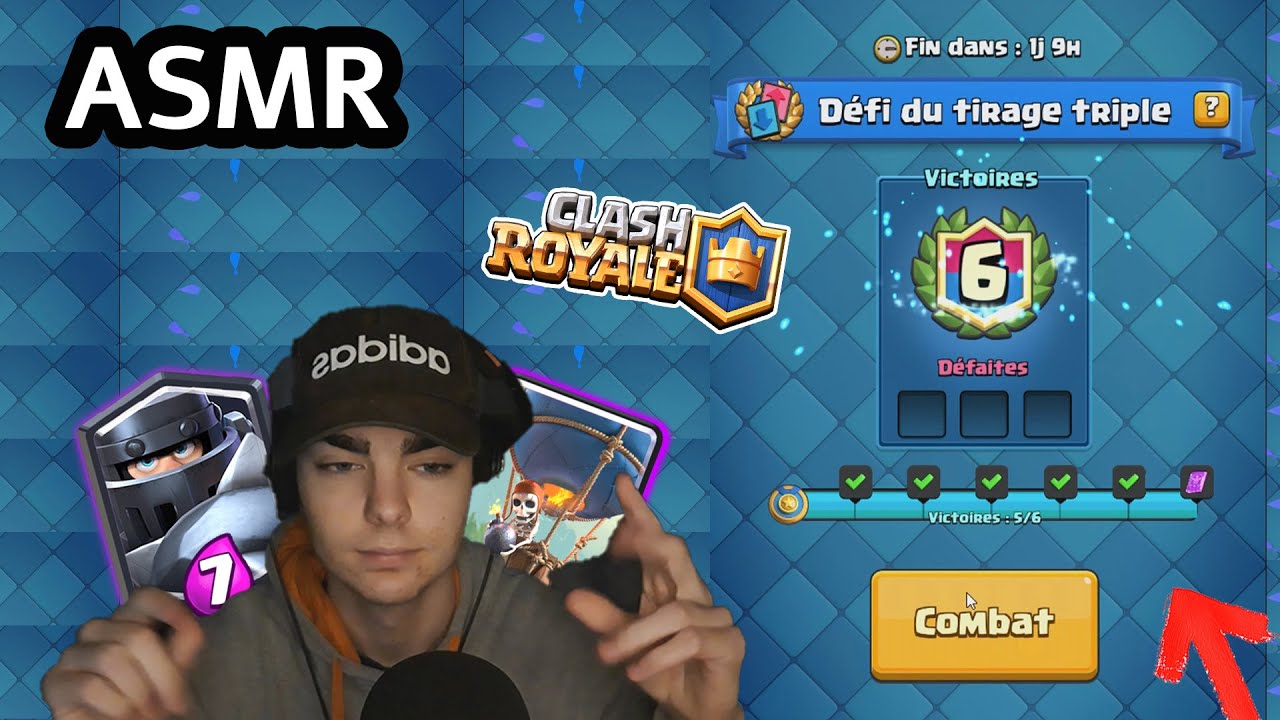 ASMR Clash Royale / Défi du Tirage Triple !