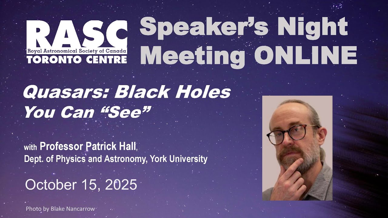 Speaker's Night - October 15, 2025 ONLINE