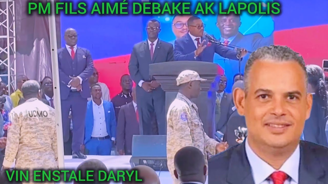 Biw! PM Fils Aimé debake ak lapolis vin enstale Toro an, moun yo kontan yap bat bravo pou nouvo DG a