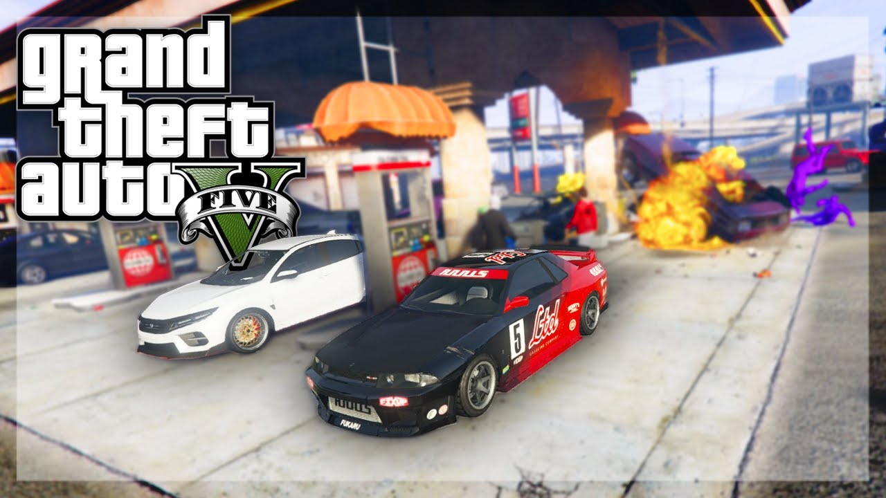 GTA 5 Online — наши настоящие машины в GTA 5! (Смешные моменты)