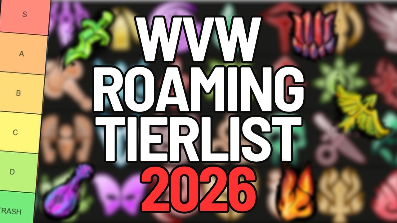 Guild Wars 2 WvW Roaming Tierlist - BEST CLASS & BUILDS FOR ALL SPECS (2026)