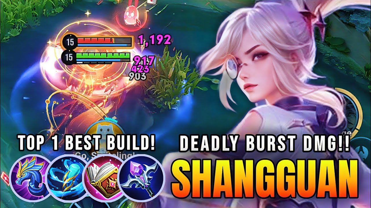 2x Triple Kill!! SHANGGUAN Deadly Burst Damage | Топ-1 лучших сборок – Honor of Kings