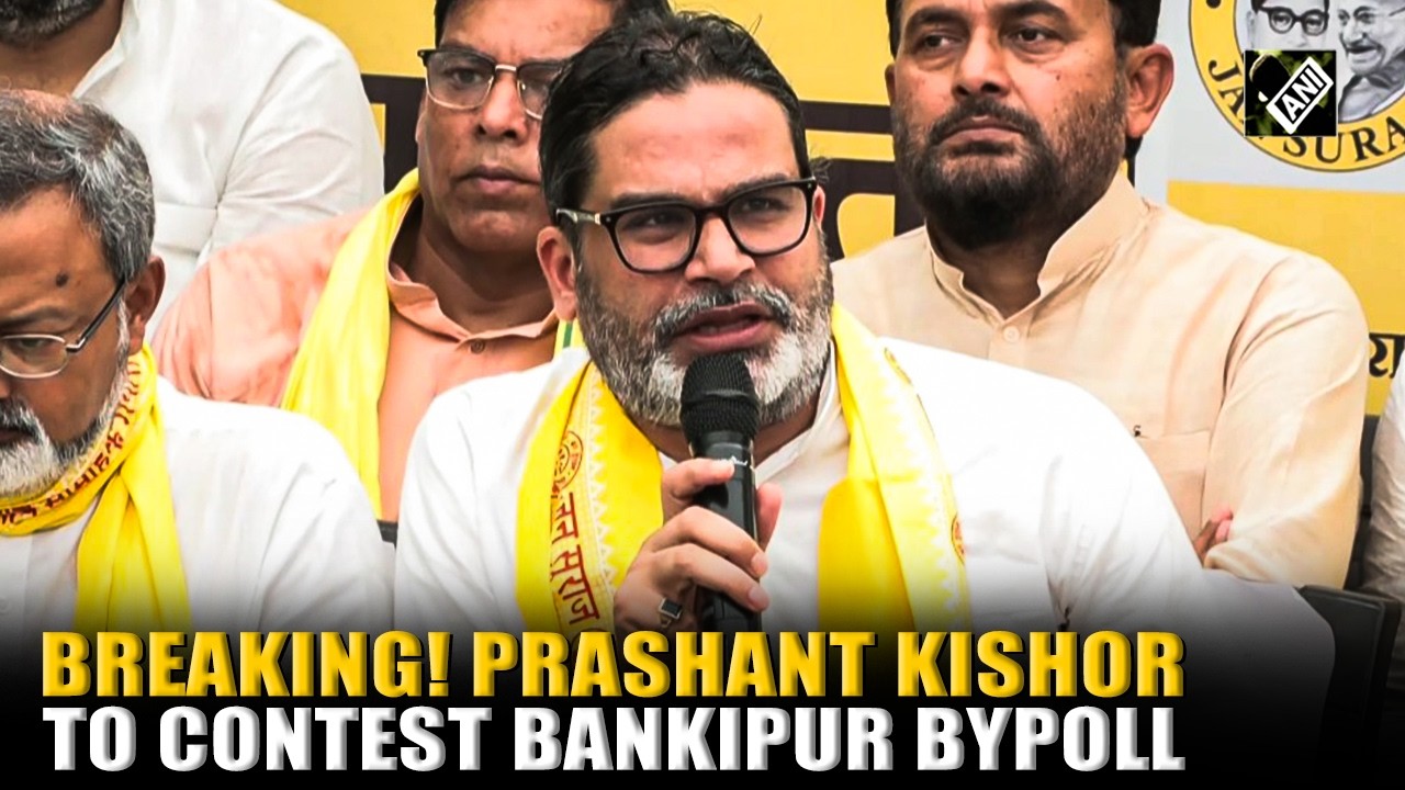 Breaking News: Jan Suraaj Chief Prashant Kishor to contest Bihar's Bankipur Assembly bypoll