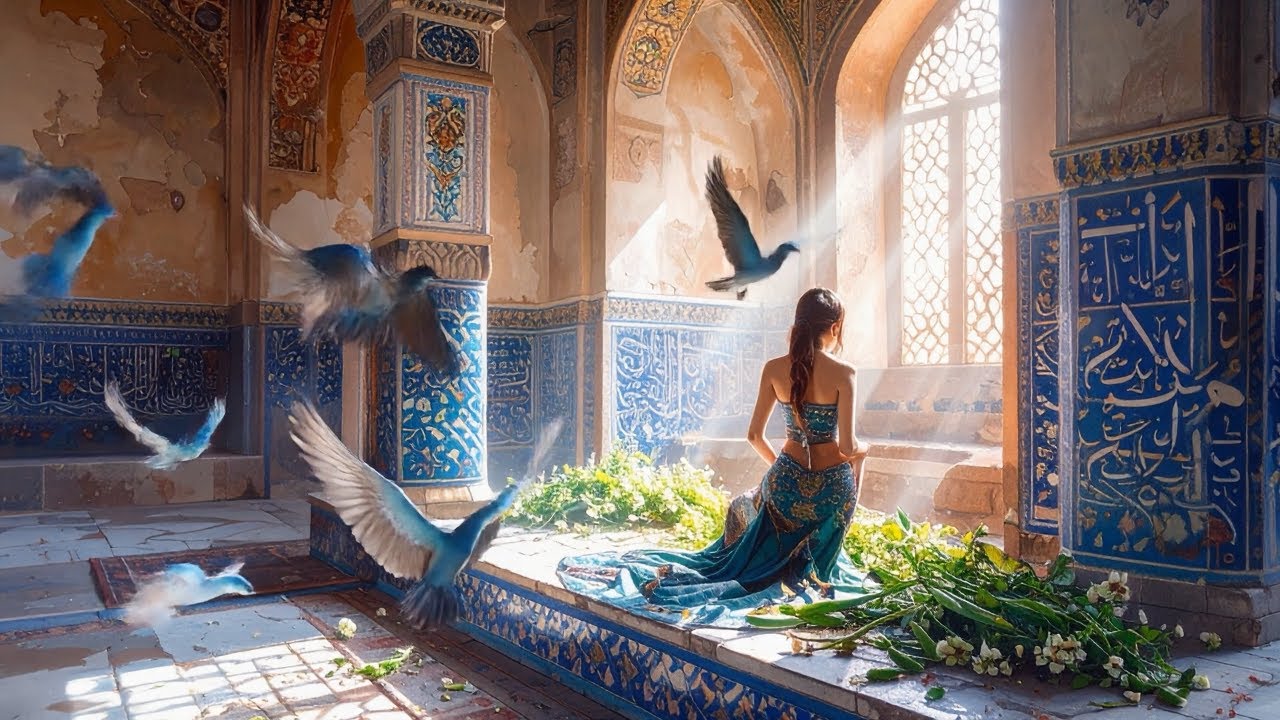 Ancient World Princess Looks out her window