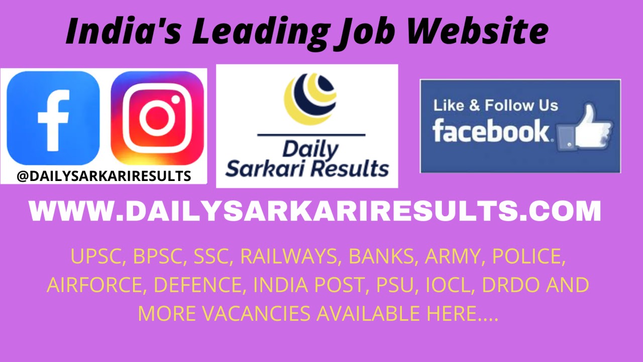 Daily Sarkari Results Live Stream
