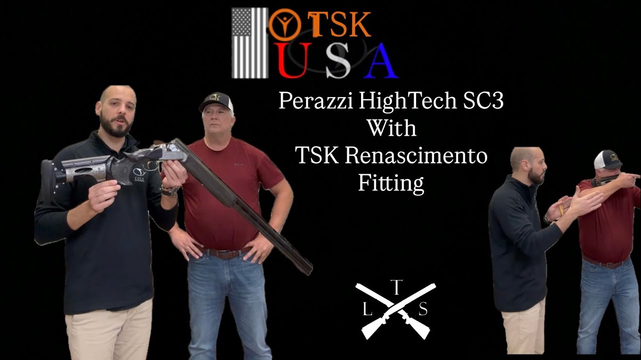 Установка приклада TSK на винтовку Perazzi HT SC3