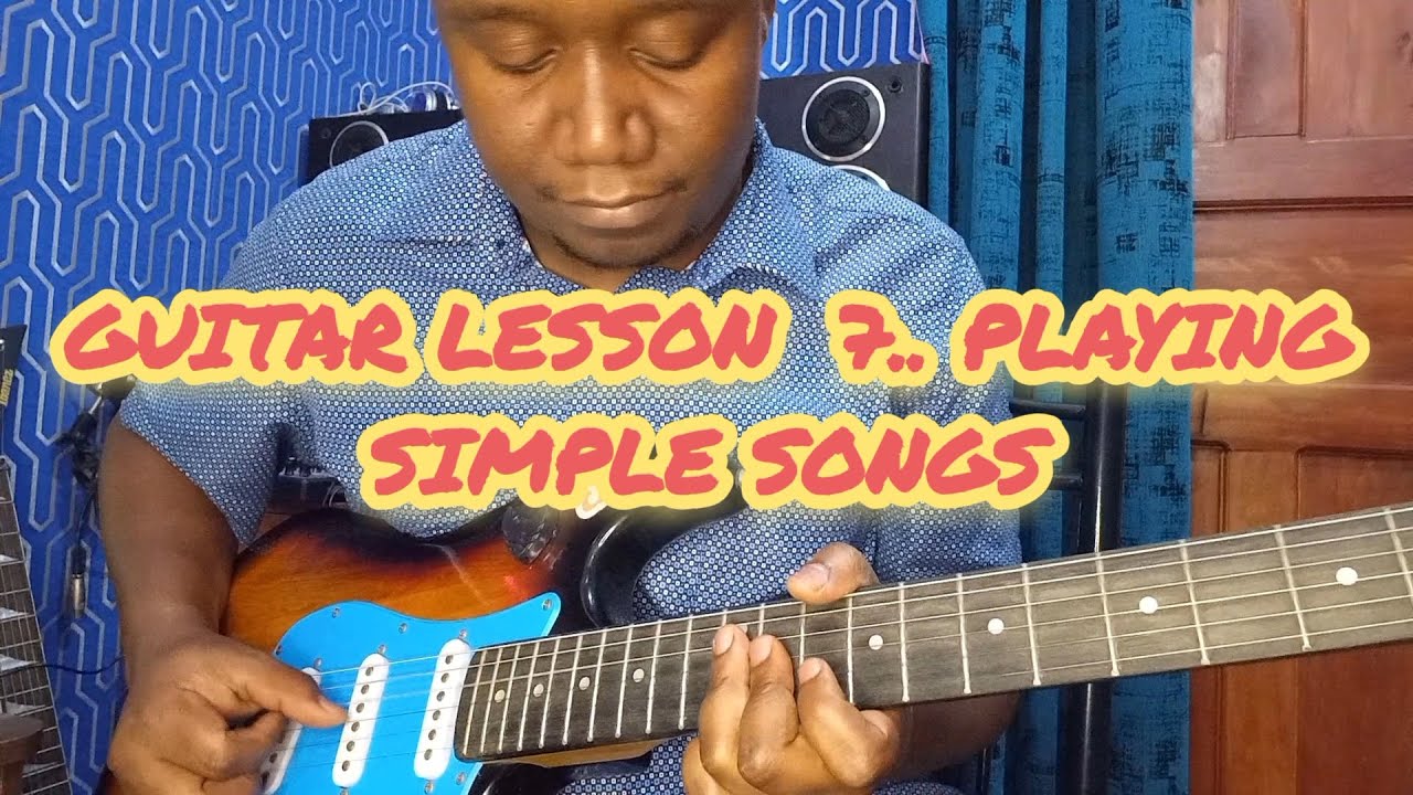 LEARNING KAMBA BENGA GUITAR with ERIC MBUVI TUTORIAL PART 7 playing simple songs, rhythm $ solo