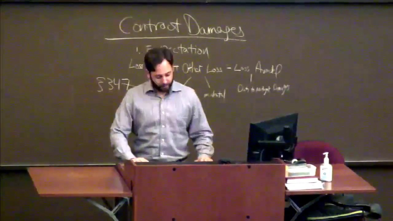 Contract Remedies 11: Punitive Damages, Liquidated Damages, and Penalties