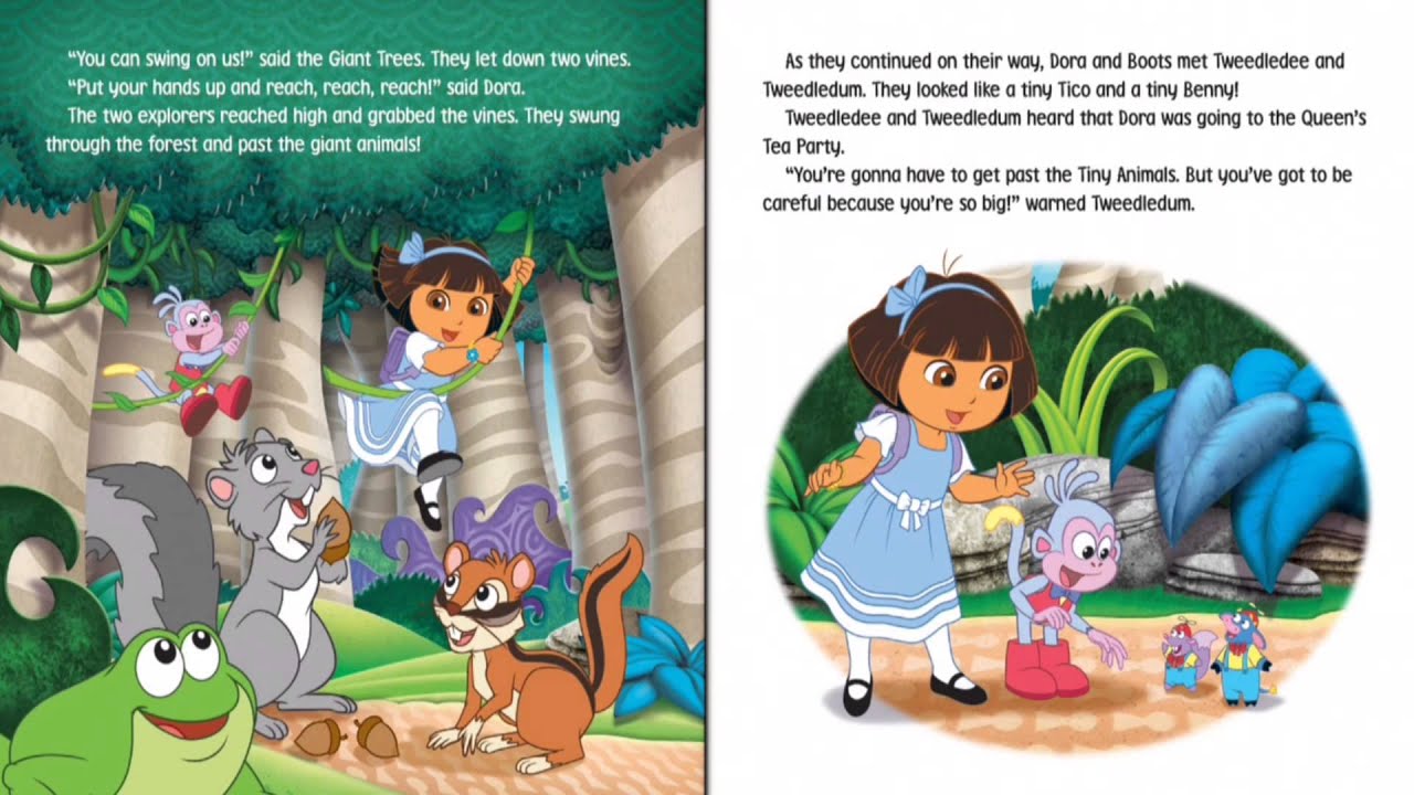Dora the explorer Dora in Wonderland- KidsChannelTV