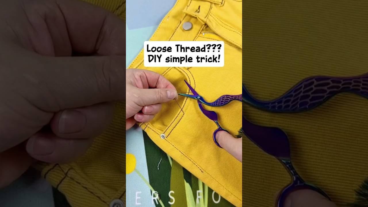 No Machine Needed | How to Fix Popped Seams in Minutes #shorts #sewing #diynstitch