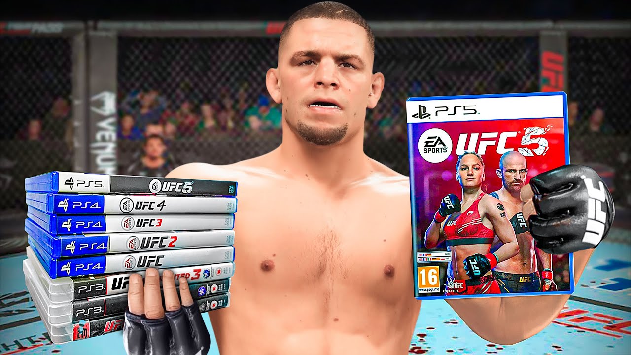 Нейт Диас в каждом матче UFC! (МАКСИМАЛЬНАЯ СЛОЖНОСТЬ)