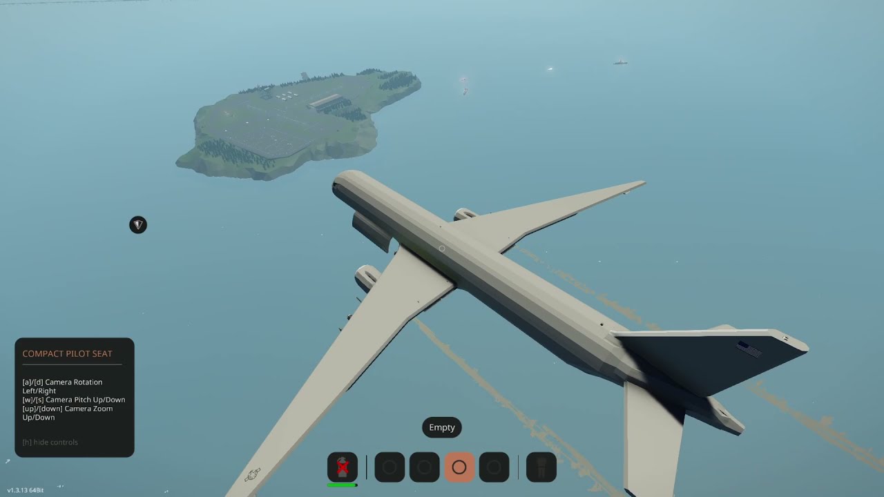 B-48 WING BIRD Laser guided weapons system demonstration