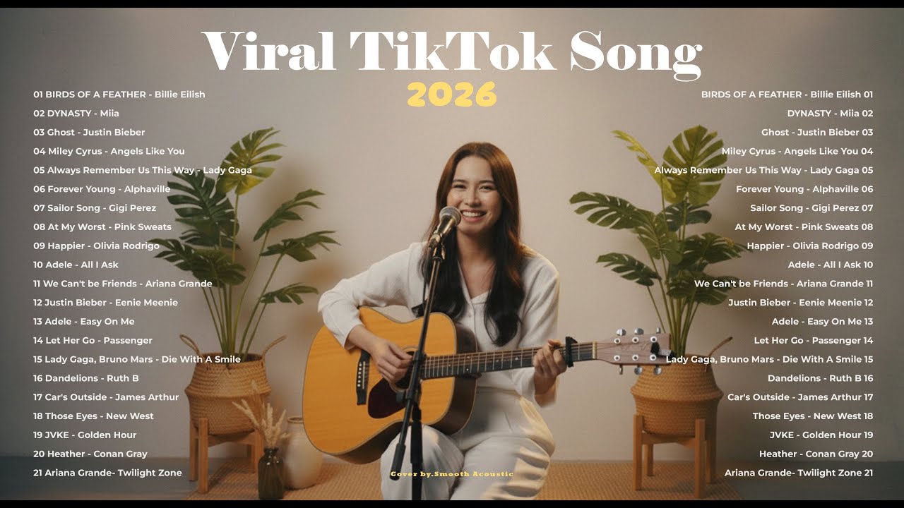 Viral TikTok Song 2026 🔥🎵 | Smooth Acoustic Love Song | Billie Eilish, Miia, Justin Bieber