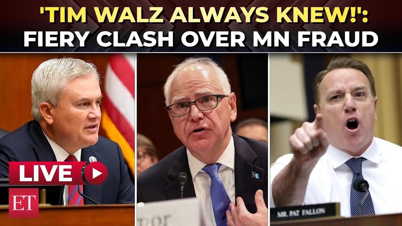 &lsquo;Apologise right now!&rsquo;: GOP lawmakers grill Tim Walz over Minnesota Somali fraud