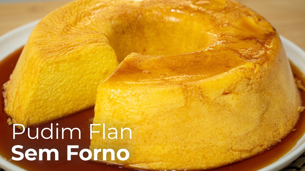 Pudim Flan com Ovos SEM FORNO – Receita Antiga da Minha Avó! 🥰