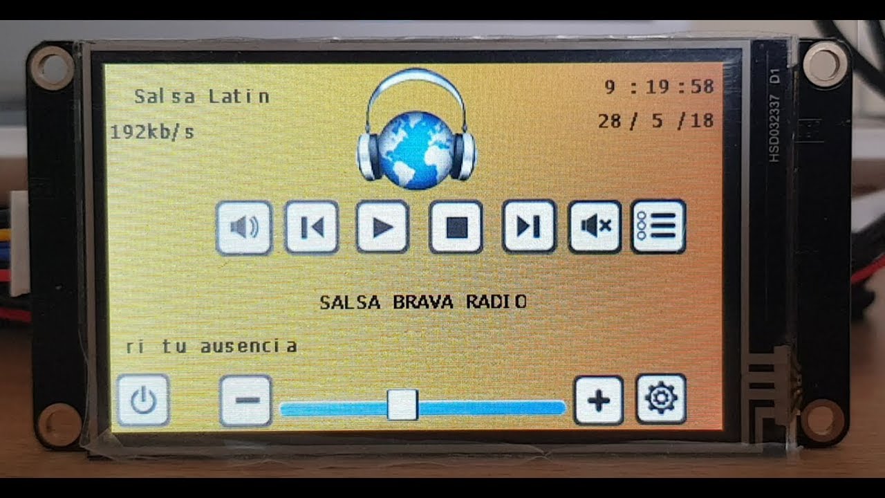 DIY #1 | Internet Radio with Nodemcu and Nextion Display (ESP8266)  + VS1053 DIY