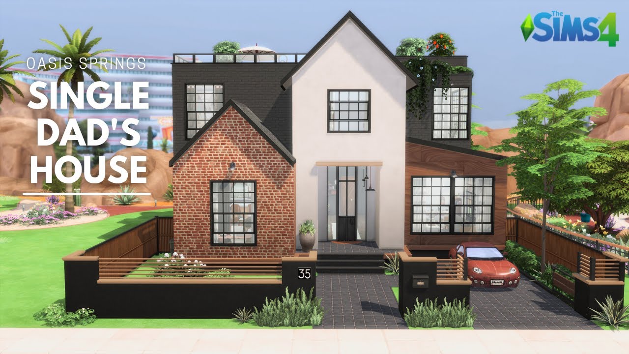 SINGLE DAD HOUSE | No CC | The Sims 4 Stop Motion Build