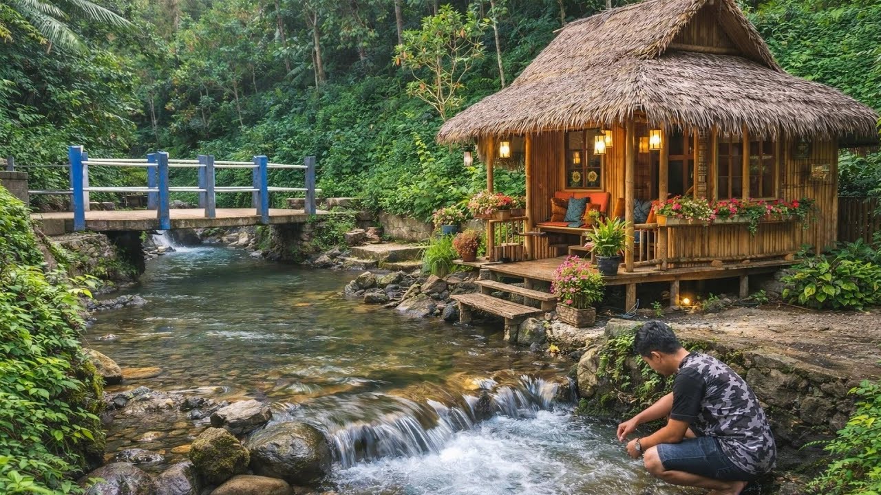 Hidup Di Desa.. Belum Banyak Orang Tau Di kampung ini terdapat mata air yang bisa langsung di minum 