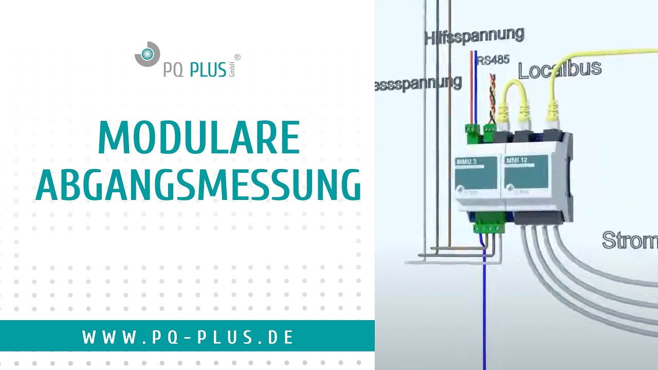 Modulare Abgangsmessung &ndash; Effiziente Energiekontrolle mit PQ Plus