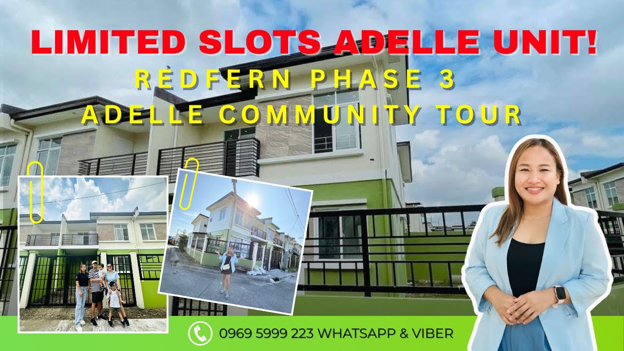 🎥WATCH THIS BEFORE KA KUMUHA NG ADELLE! Available Limited Preselling Units + Redfern Phase 3 Tour✨