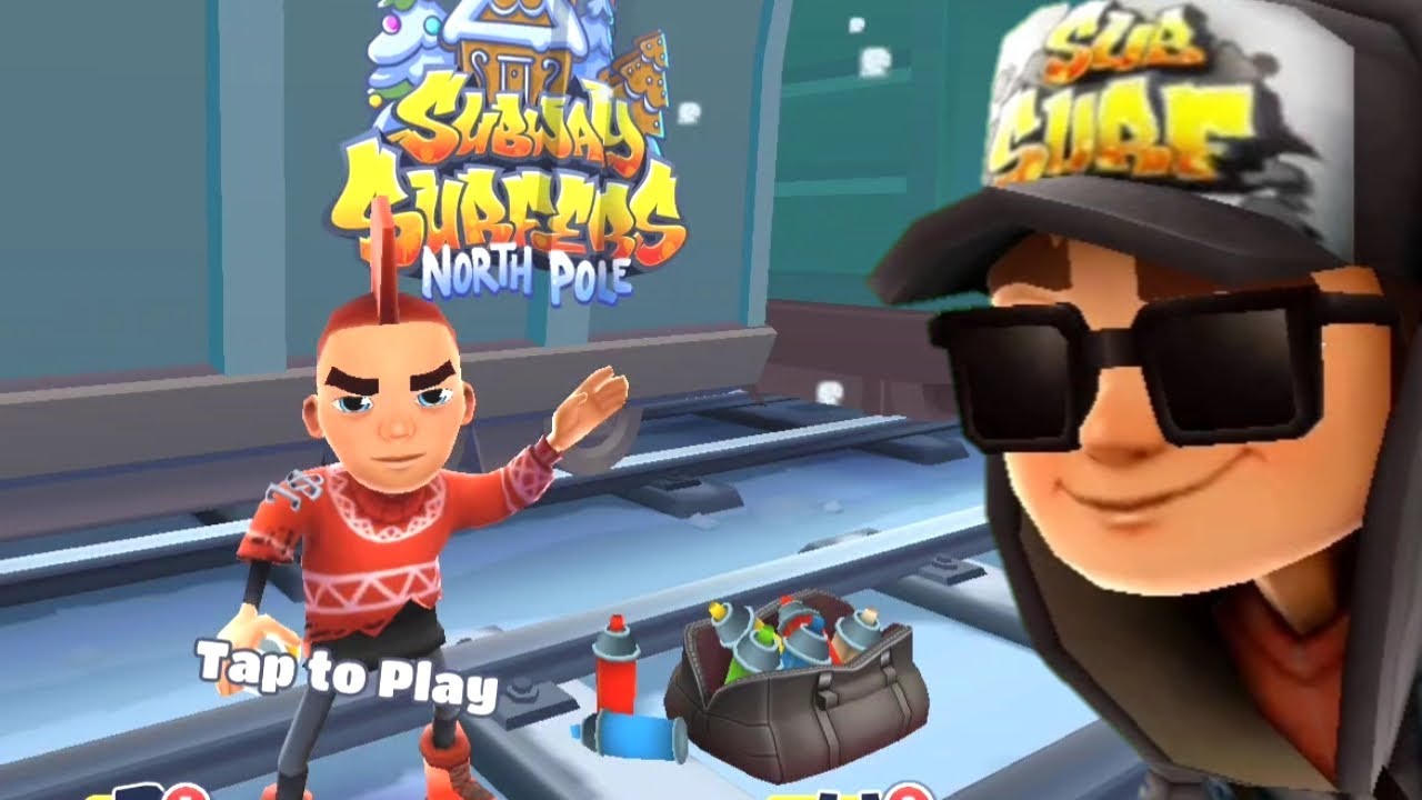 SUBWAY SURFERS NORTH POLE 2023 : WORST GAMEPLAY OF MKN P- FESTIVE SPIKE!
