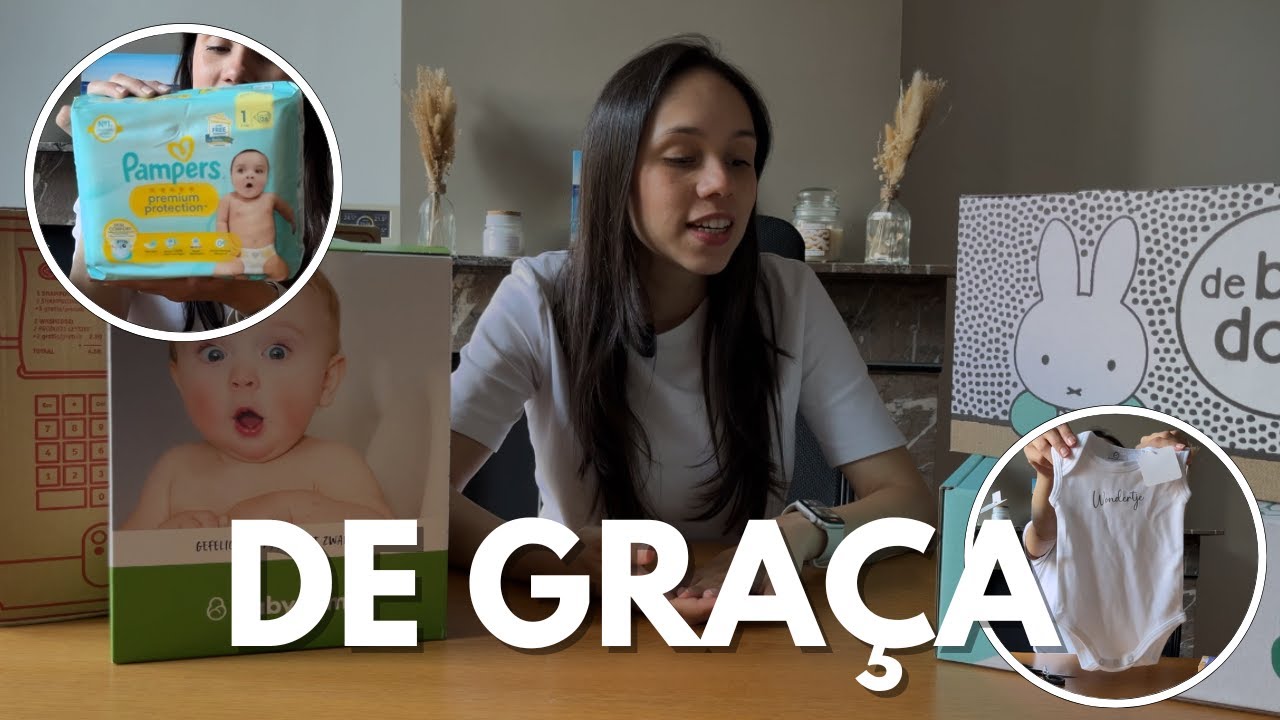 ABRINDO AS CAIXAS DE BEBÊ GRATUITAS