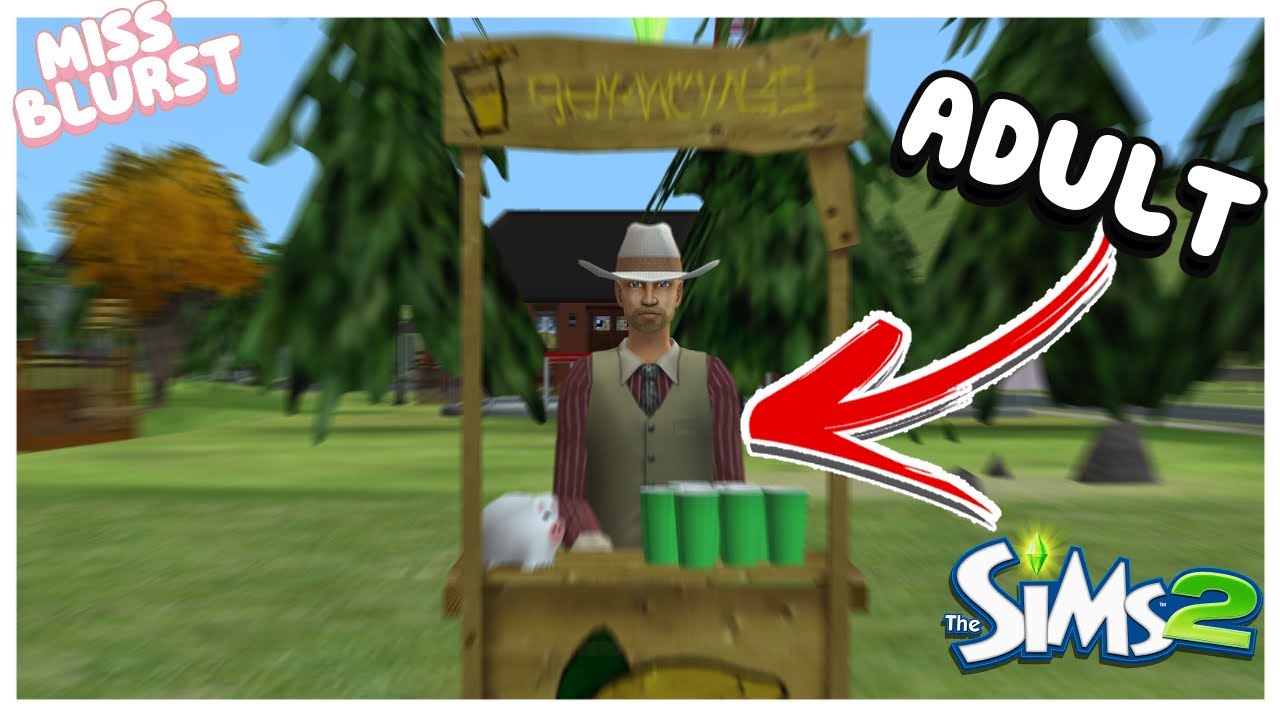 Будучи ВЗРОСЛЫМ, я управлял киоском по продаже лимонада... в Sims 2!