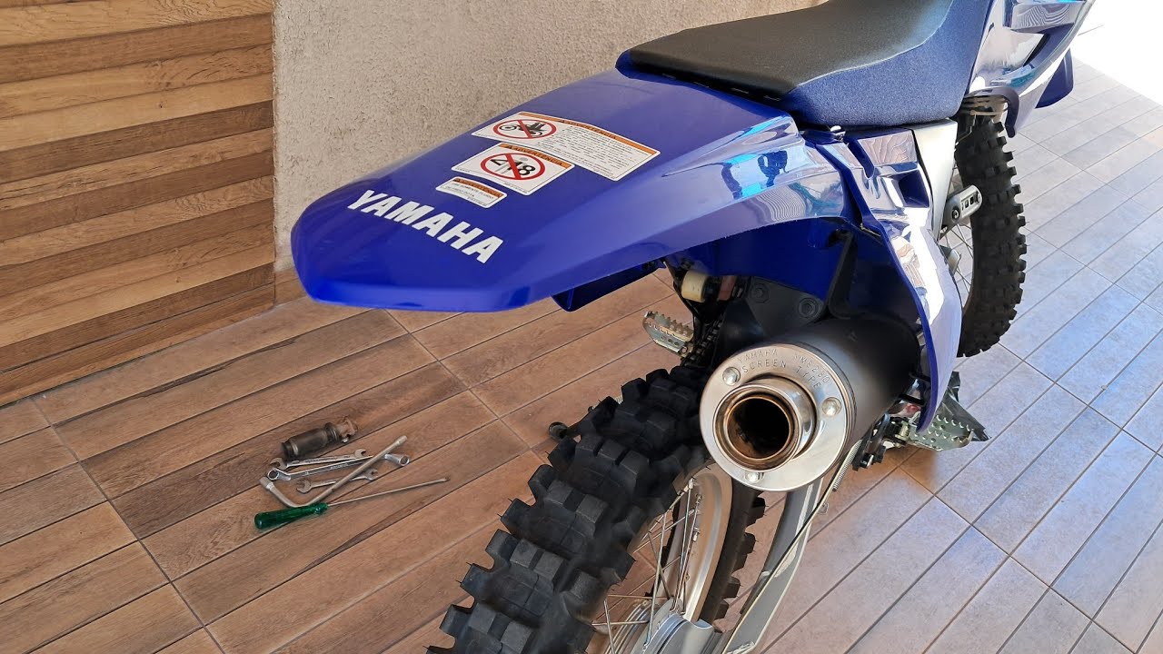 Revisão de 30 horas, protetor Biker e retirada de abafador da TTR 230