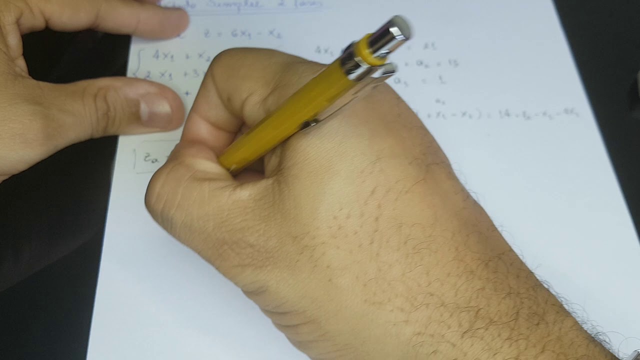 Método Simplex com 2 fases - Aula 3.1 - Cursos: AO-805 (CEAO) e GED-26 (Graduação do ITA)