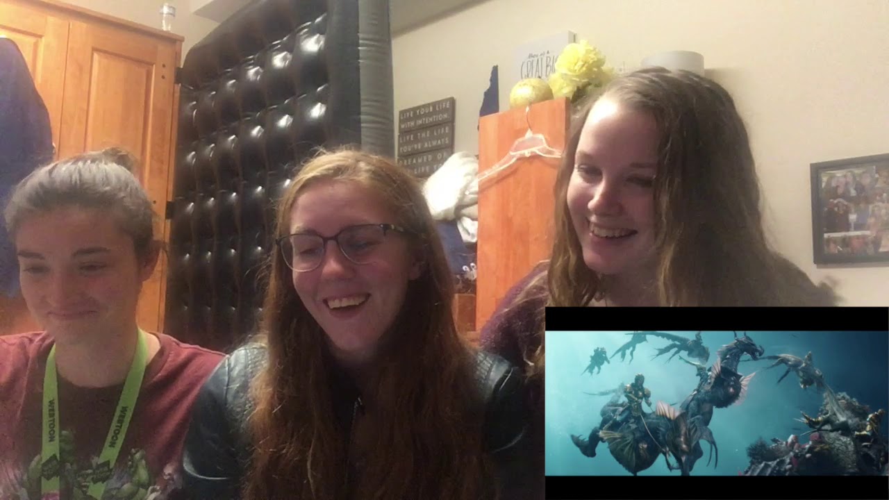 Aquaman Extended Trailer 2  LIVE REACTION