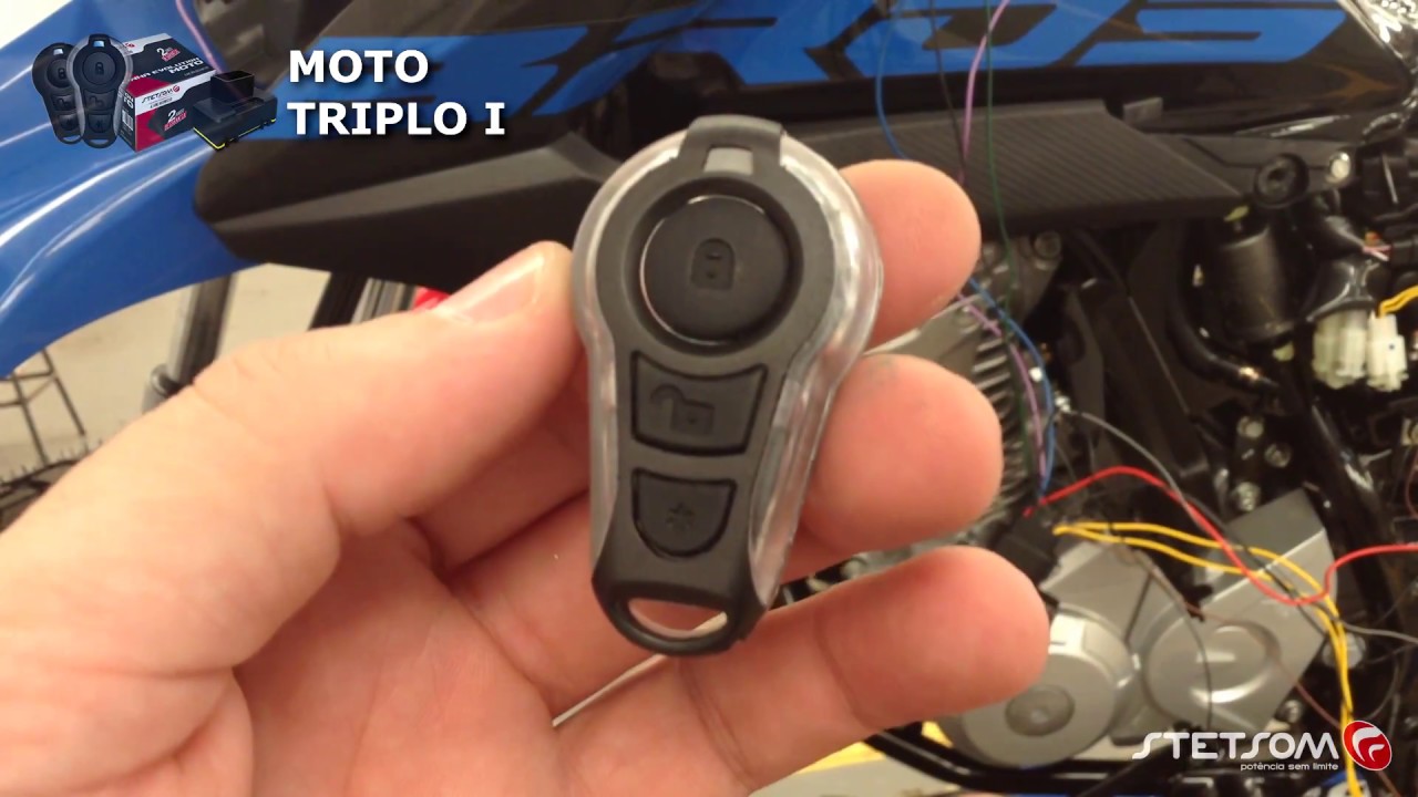 Instalação do Alarme STETSOM Moto Triplo I - HONDA NXR160 BROS
