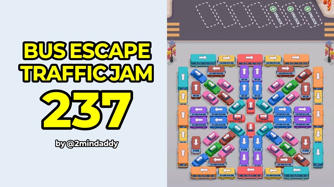 Bus Escape Traffic Jam Level 237 Solution and Walkthrough