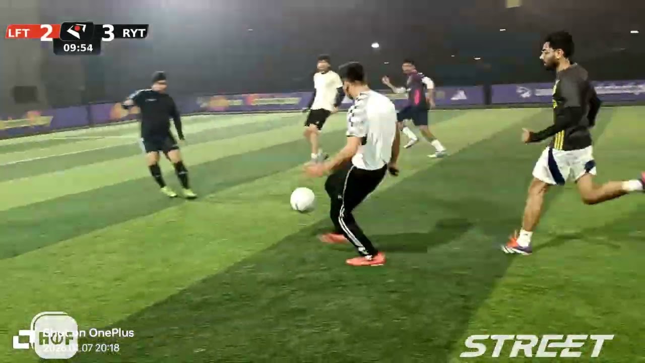 Match Highlights! Humans of Football- Gurgaon - Clayground - Sector 55 - 7th Jan - 8PM - 9PM  - 6v6