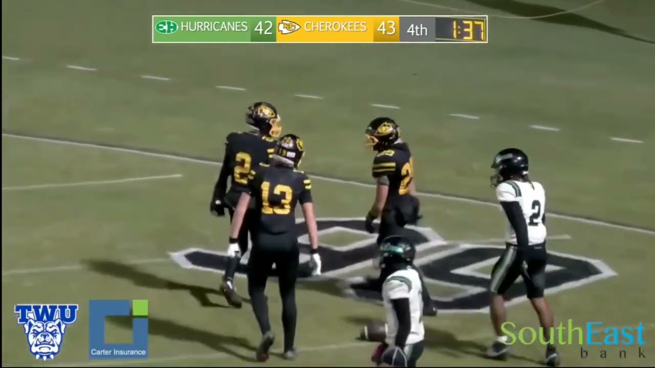 Camden Goforth West Virginia commit domination RB has 6 touchdowns running behind the Pancake King 