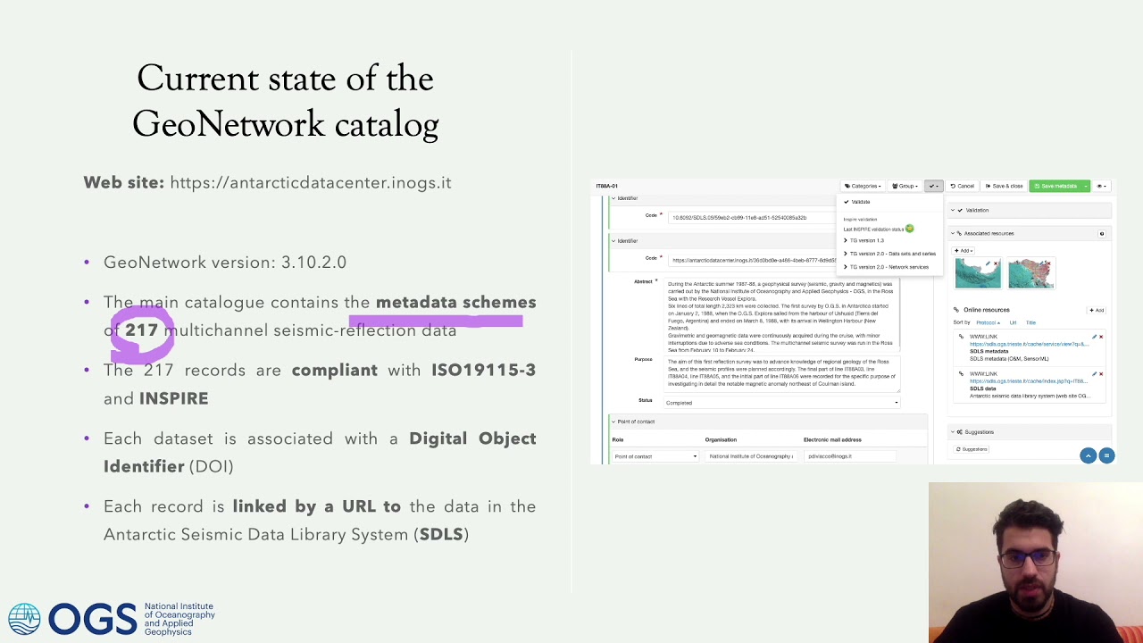 Improving data discoverability for the Antarctic Seismic Data Library System
