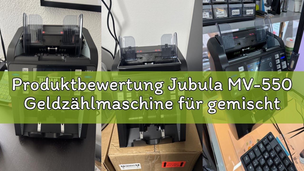 Produktbewertung Jubula MV-550 Geldz&auml;hlmaschine f&uuml;r gemischte Geldscheine & Falschgelddetektor | UV/