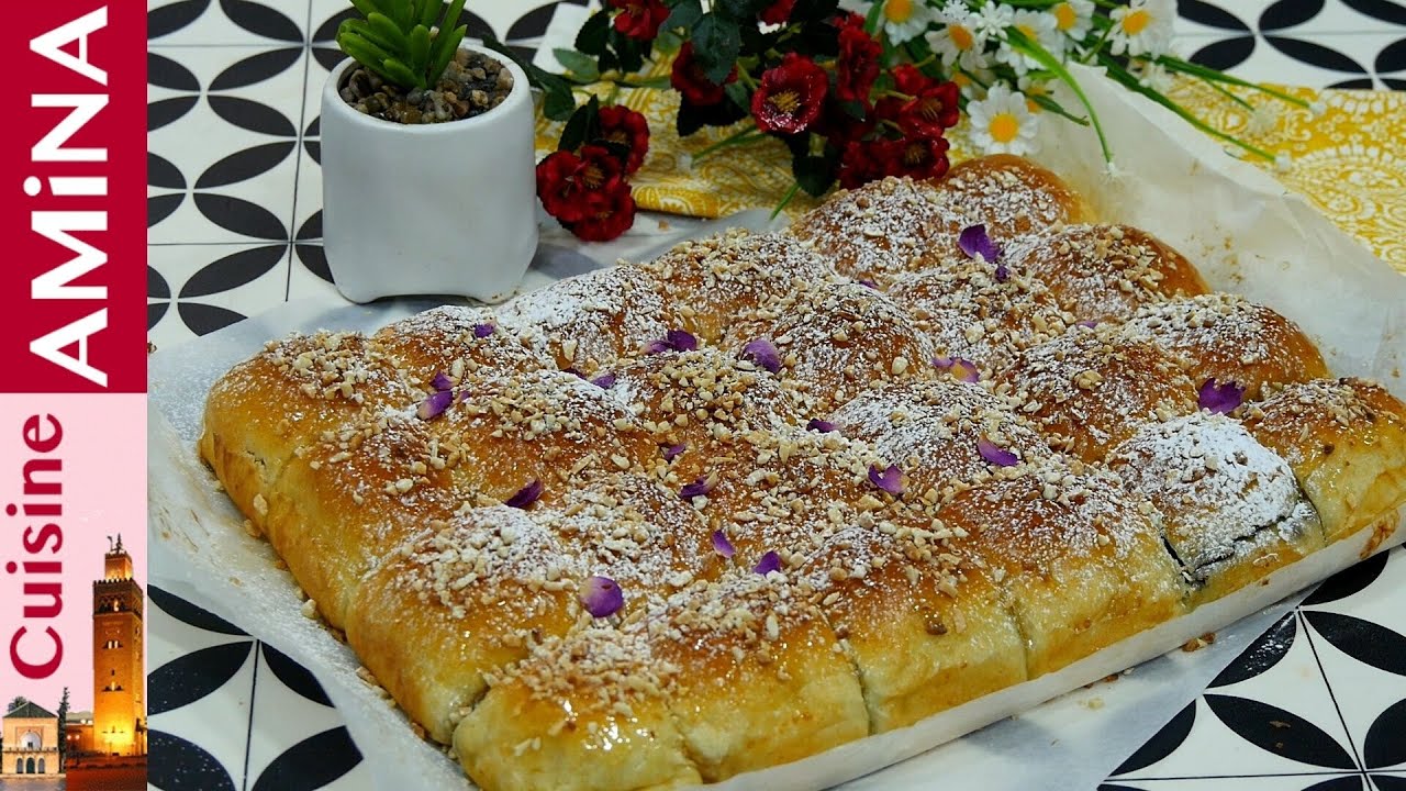 بريوش بشكل جديد بحشوتين مختلفتين كيجي سهل في التحضير لمائدة الفطور او السحور